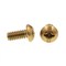 Prime-Line Machine Screw, Round Head, Phil/Sltd Comb 1/4in-20 X 1/2in Solid Brass 25PK 9005146 - alternate 4
